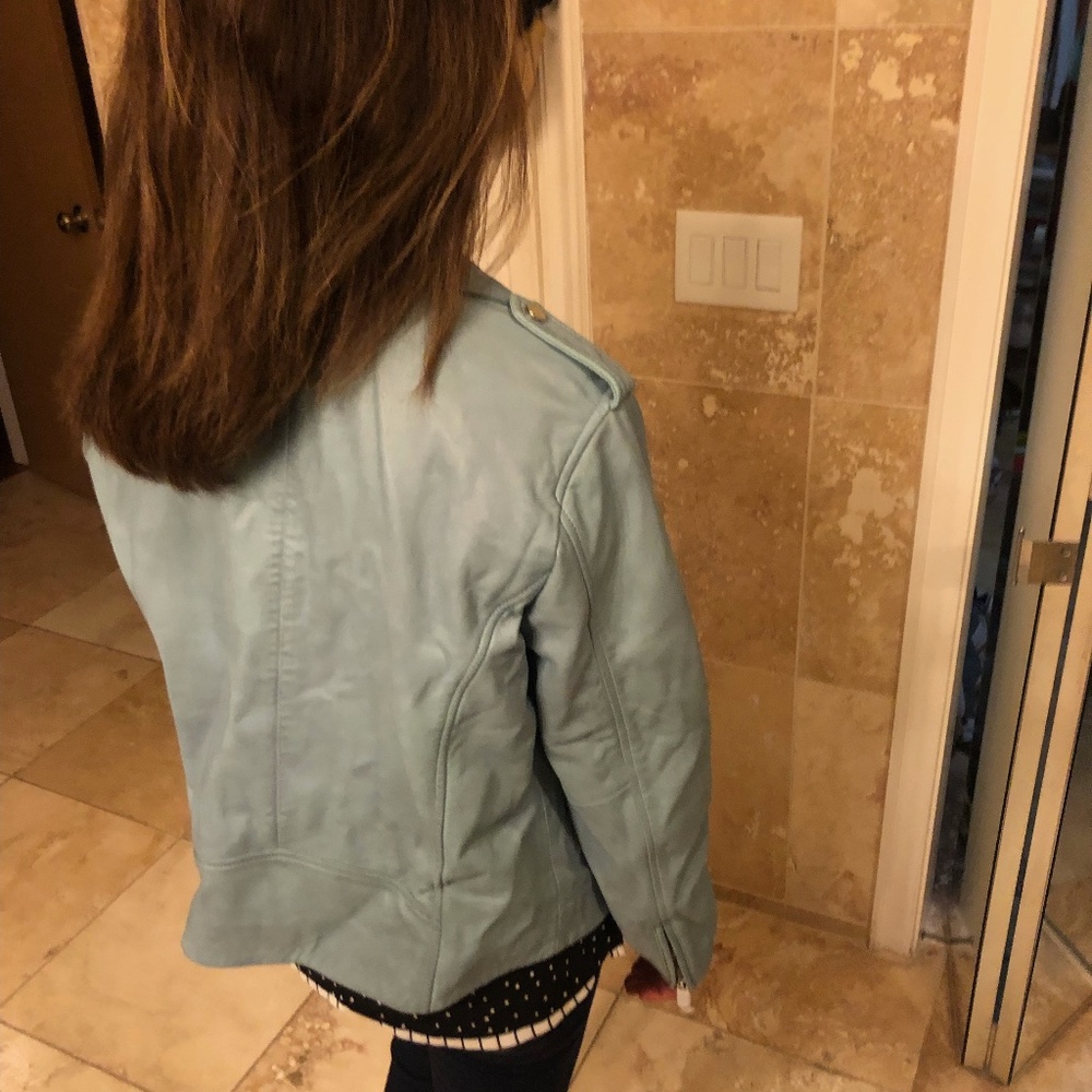 Lucky Brand Leather Jacket NEW